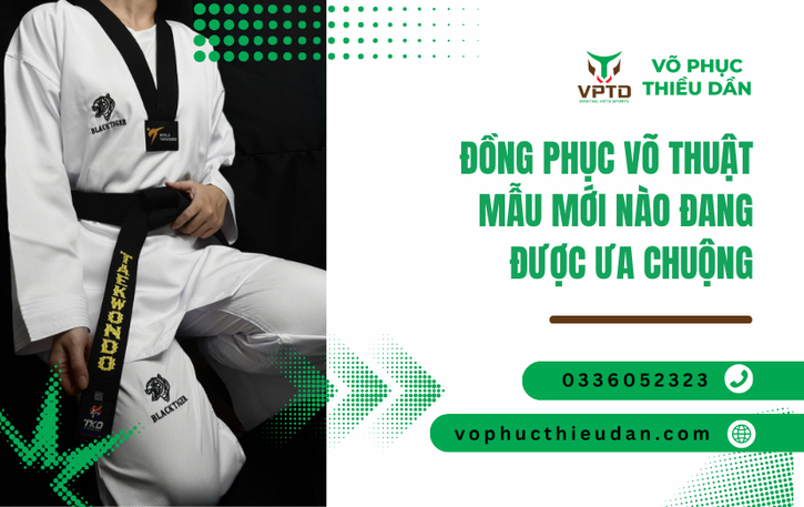 Đồng phục võ thuật mẫu mới nào đang được ưa chuộng